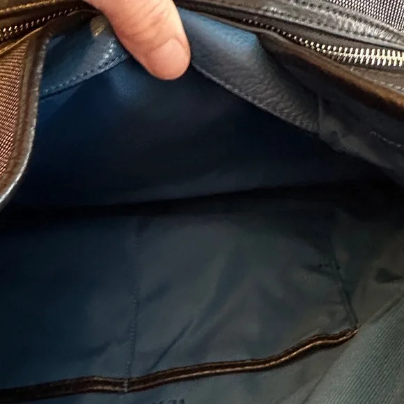 Vintage Coach Edie Horse and Carriage Bag black and blue - Picture 5 of 8